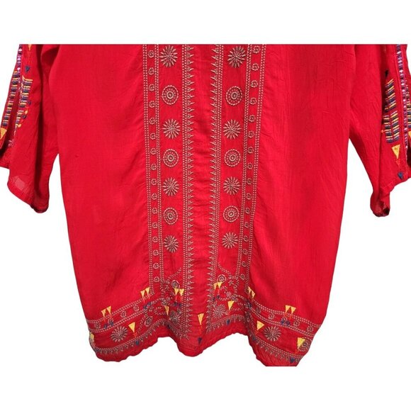 JOHNNY WAS Zillia Embroidered Tunic - Picture 11 of 17